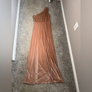 Tatiana Velvet One Shoulder Maxi Dress
